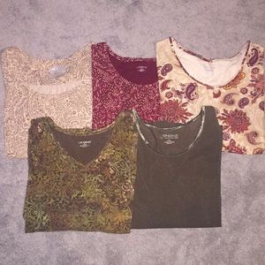 Bundle of 5 shirts